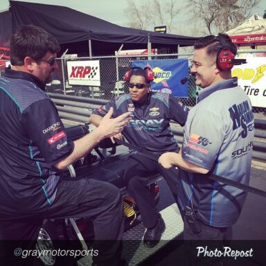 by @graymotorsports “Hanging in the lanes before Q2 at the”