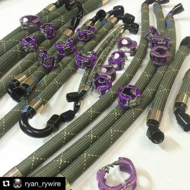 @ryan_rywire
・・・
First batch of hoses getting crimped today @xrpracing type hose and clamshell couplers from XRPracing
