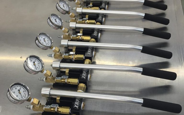 A few new style XRP billet Pressure Testers ready for shipping