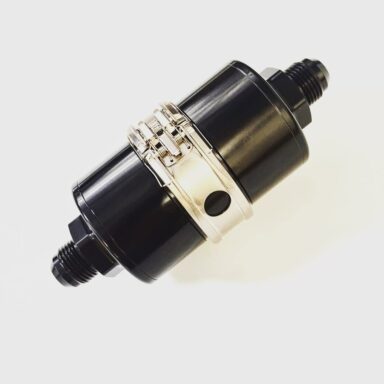 For all of you Quick Disconnect  Clamshell fans….Here is a special Short Body 72 Series Clamshell Filter, that our prototype specialist, Logan,  knocked out this afternoon on a rush order for @BBIautosport -10 AN In and Out shown but available in all end sizes from -4 through -20. 6.4″ overall length here.  This may become a new product to go along with the three inch longer standard 72 Series Clamshell body filter.  No unscrewing the end caps to get to the element. Just pop off the Clamshell and open the body halves to remove the filter element for cleaning or replacing.Complete with A Super Nickel finish on the -36 size Clamshell instead of the usual purple. (available on most all of our Clamshells for those that are over the purple