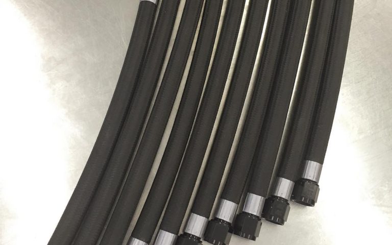 Ti-Tech finished Crimp Collars on Black ANplumbing
