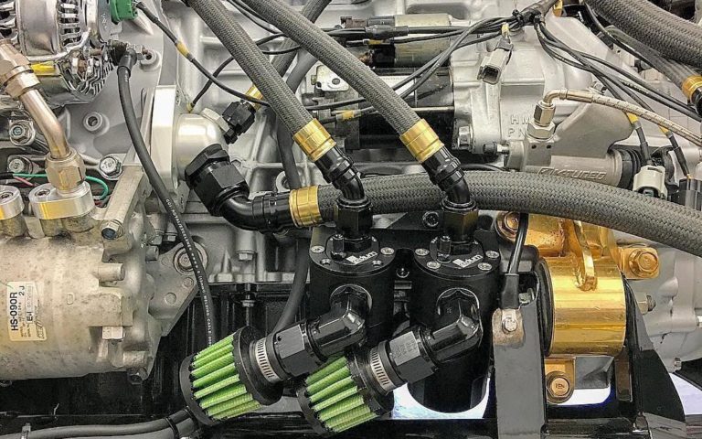 @anthony_gonzales7 …… @radiumengineering dual catch can installed. It was a tight squeeze but @xrpracing came clutch on the 90 degree tight radius male adapters 👌🏽 Now I have install the radiator and cover all this ballerness  Thanks @anthony_gonzales7 @dc5stormtrooper … always great to repost great photos of XRP products in application use