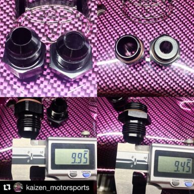 @kaizen_motorsports with @repostapp
・・・
Just when you think all AN fittings are made alike…. We will let the pictures do the talking vs yeah, we can use the “supplied” parts but why would anyone want to do that knowing there is better