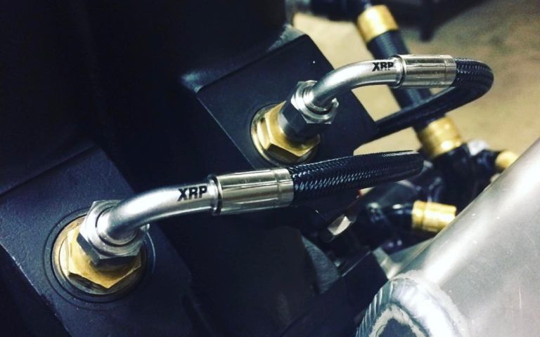 @dynicron with @repostapp
・・・
We crimped a set of new mechanical fuel injection lines for one of our customers sprint car motors that went out the door recently with @xrpracing mechanical injection stainless steel hose ends and monofilament braided hose lines. Lightweight lines with a one piece bend and proper line diameter for high flow with less pressure drop… can’t ask for anything better