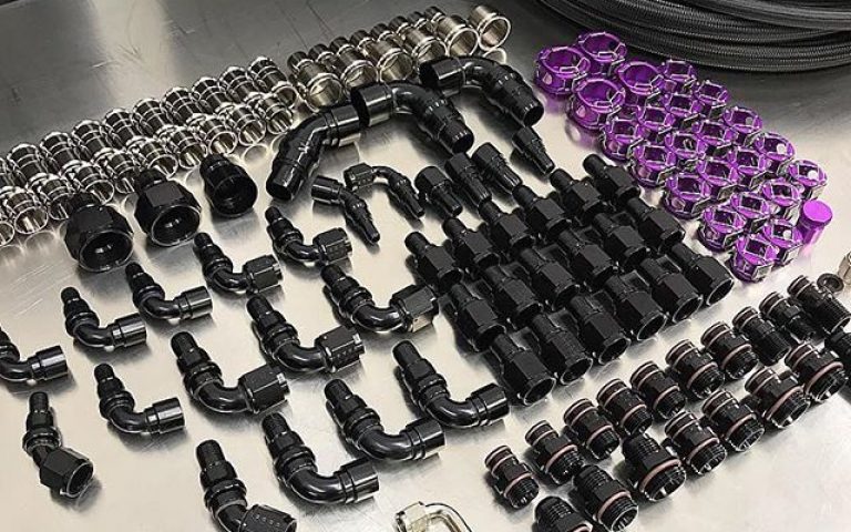 @anthony_gonzales7 ・・・Nice Pic! Thanks for the IG Post Anthony! 
@therealcbb going with @xrpracing  Race crimp hydraflow clamshell hose ends, ProPlus PTFE smooth bore hose with XM XtraTemp Monofilament braid. Using Race Crimp RC Super Nickel SN crimp collars. Now this is how you plumb a car the right way