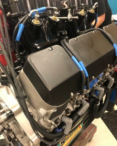 Fitting up a Shaver Racing Sprint motor this morning with 3/16” ID ProPLUS PTFE Fuel Injection Hose with XKS braid and cover. High flow, stainless bent tube hose ends to fit 3/16” ID hose and -3 Nozzles with SAE 45 degree seat angles. (Also available for 37 degree AN/JIC seats.) straights, 30, 45, 60, 90, 120, 150 and 180 degree all with .150” through holes