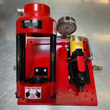 The new look! Super user friendly and quick.. Air Over Hydraulic allows easy positioning and adjusting before the final crimping takes place